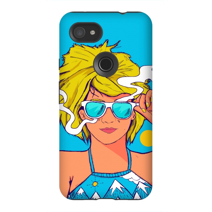 Pixel 3AXL StrongFit The summer girl by Steve Wade (Swade)