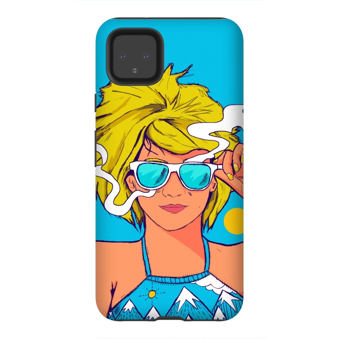 Pixel 4XL StrongFit The summer girl by Steve Wade (Swade)