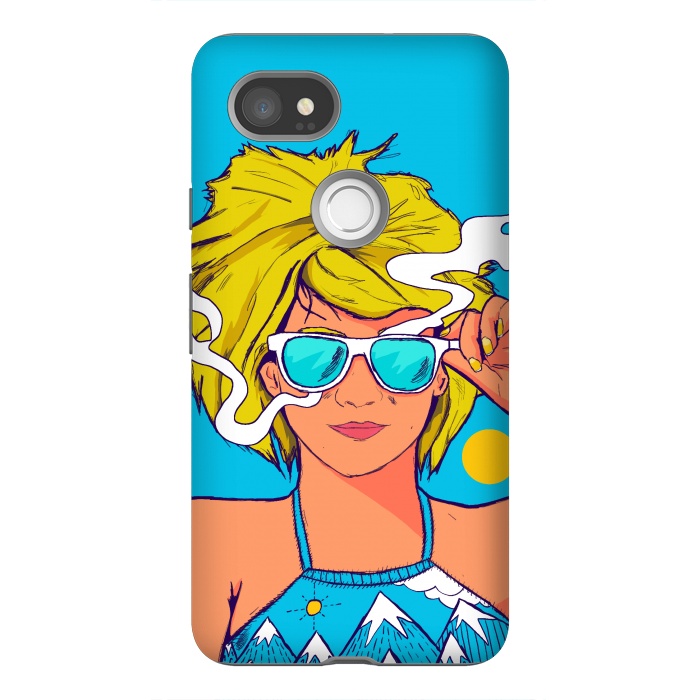 Pixel 2XL StrongFit The summer girl by Steve Wade (Swade)