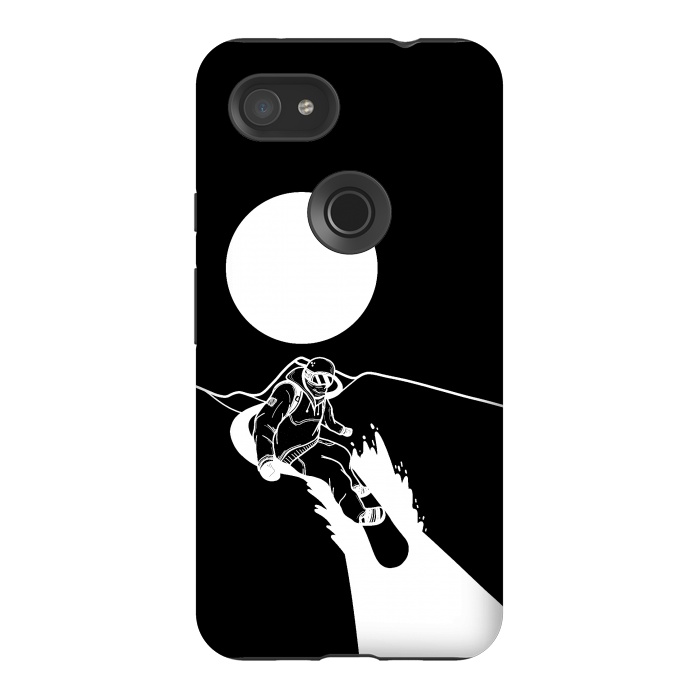 Pixel 3AXL StrongFit The snowboarder by Steve Wade (Swade)