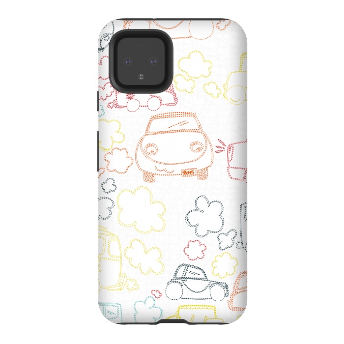 Pixel 4 StrongFit Stitched Cars by MaJoBV