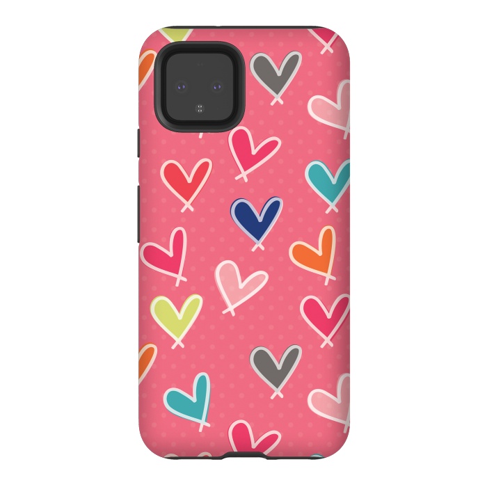 Pixel 4 StrongFit Pink Blow Me One Last Kiss by Rosie Simons