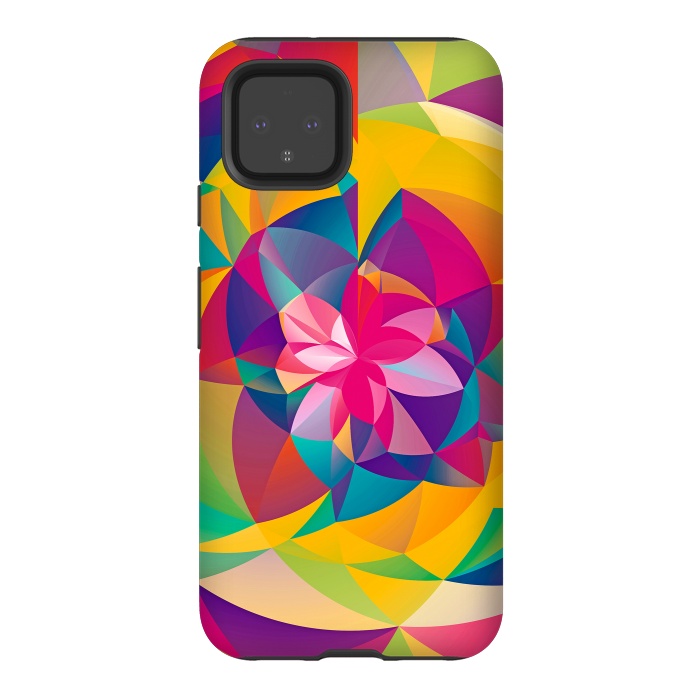 Pixel 4 StrongFit Acid Blossom by Eleaxart