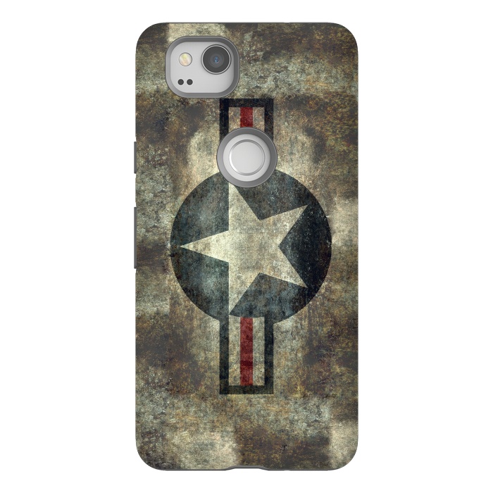 Pixel 2 StrongFit Airforce Roundel Retro by Bruce Stanfield