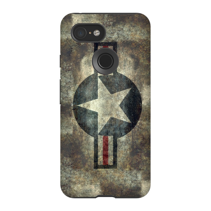 Pixel 3 StrongFit Airforce Roundel Retro by Bruce Stanfield