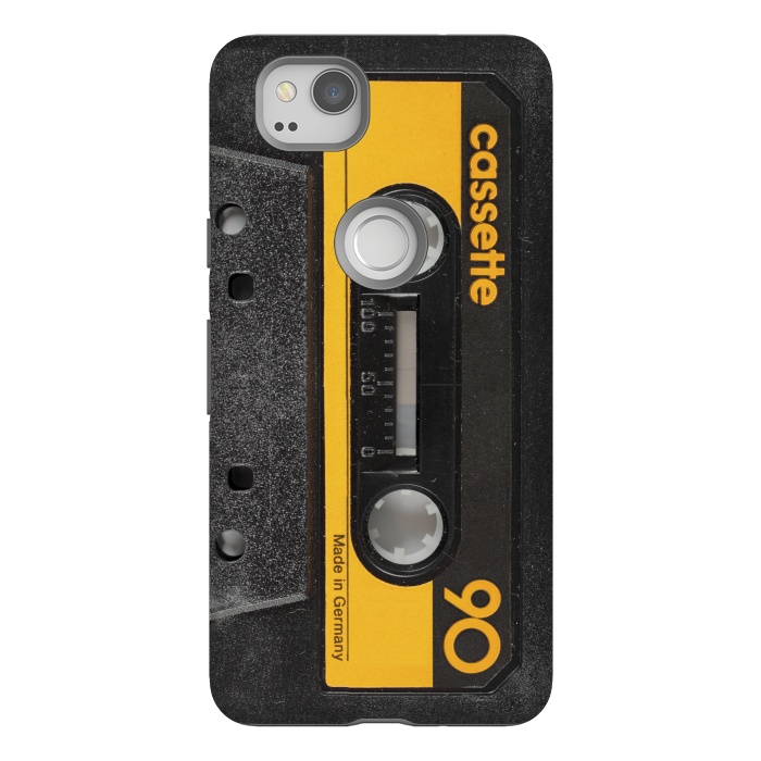 Pixel 2 StrongFit CASSETTE YELLOW by Diego Tirigall