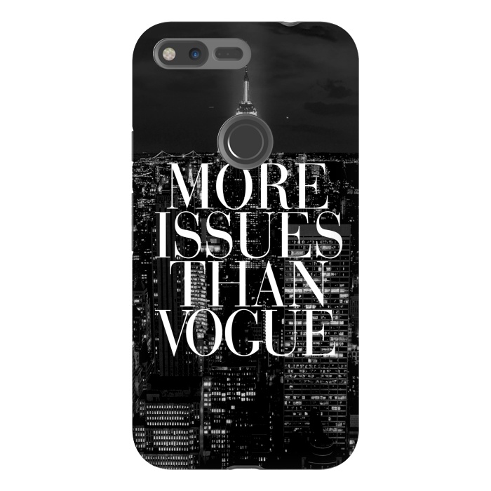 Pixel XL StrongFit Siphone vogue issues nyc skyline by Rex lambo