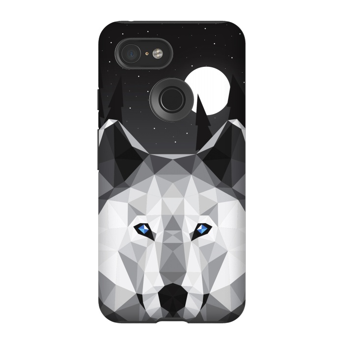 Pixel 3 StrongFit The Tundra Wolf by Davies Babies