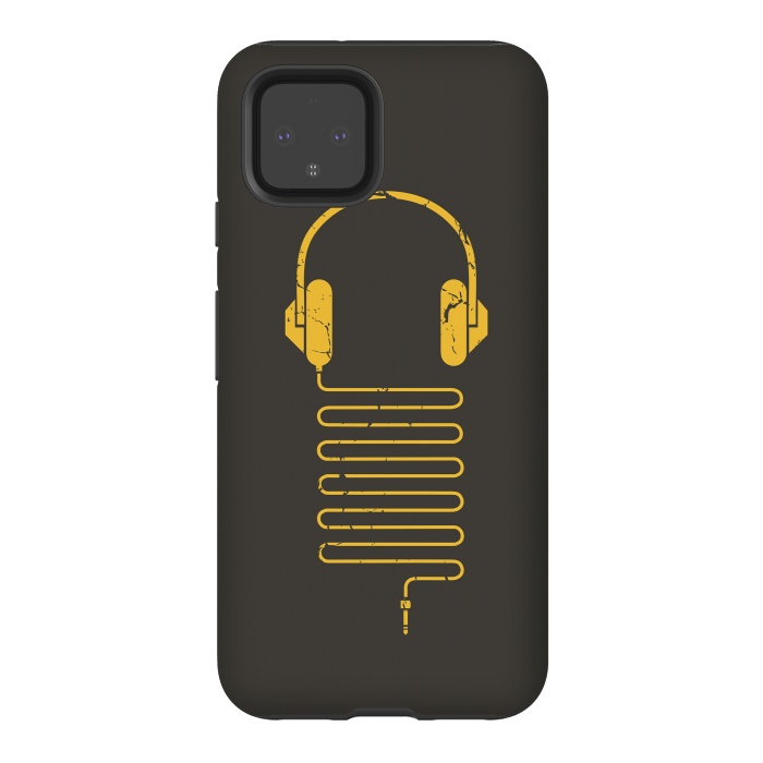 Pixel 4 StrongFit GOLD HEADPHONES by Sitchko
