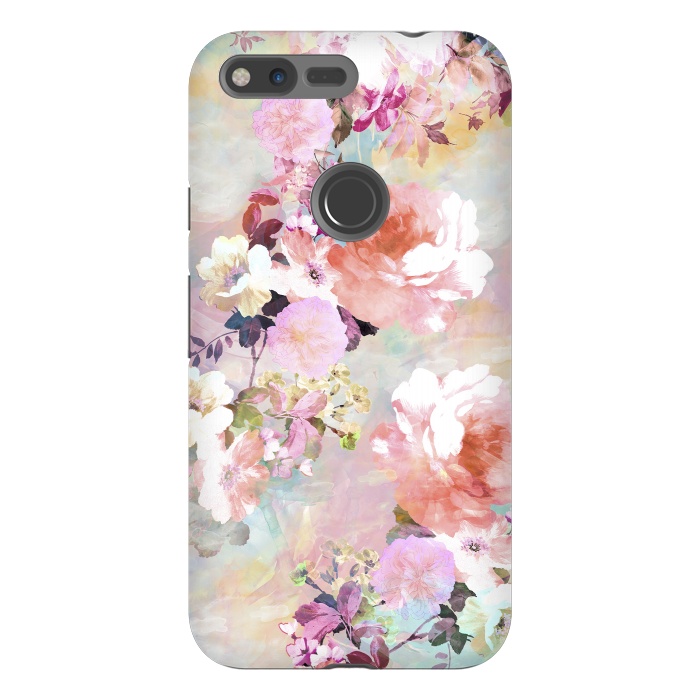 Pixel XL StrongFit Watercolor Flowers by Girly Trend