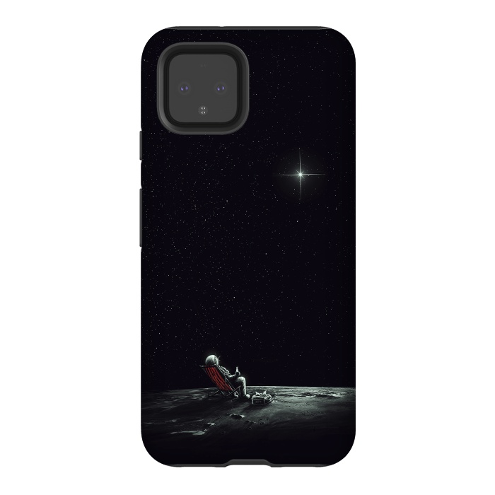 Pixel 4 StrongFit Space Chill by Nicebleed