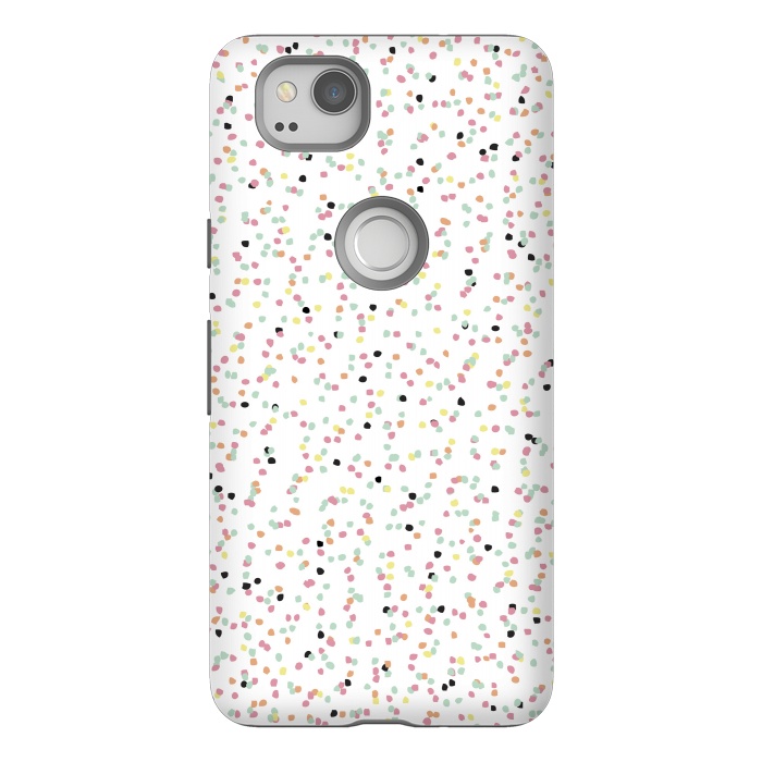 Pixel 2 StrongFit Speckled Rain by Alice Perry Designs