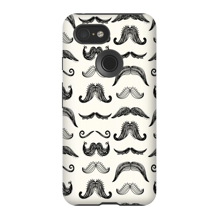 Pixel 3 StrongFit Moustache by TracyLucy Designs
