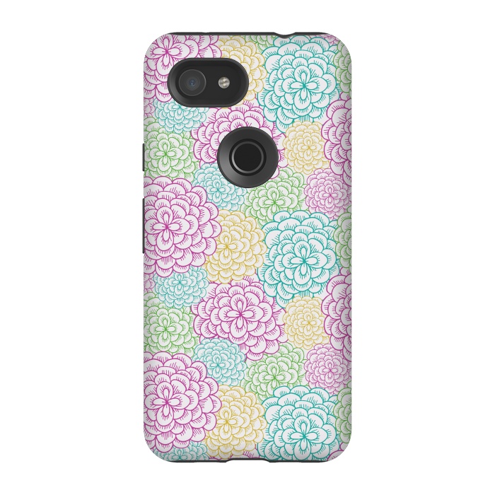 Pixel 3A StrongFit Dahlia by TracyLucy Designs