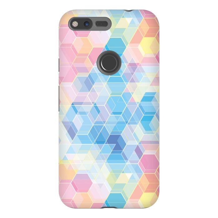 Pixel XL StrongFit Hexagons by M.O.K.