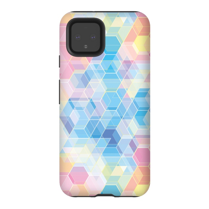 Pixel 4 StrongFit Hexagons by M.O.K.