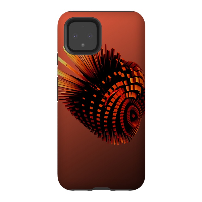 Pixel 4 StrongFit Your Bronze Cyborg Heart by Adoryanti