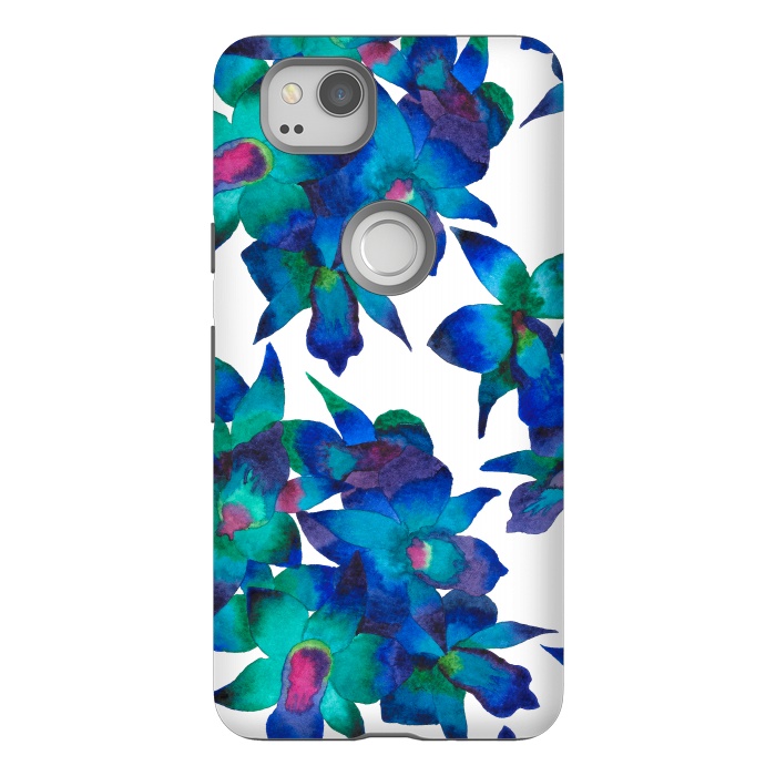 Pixel 2 StrongFit Oceanic Orchid Fascination by Amaya Brydon