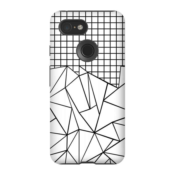 Pixel 3 StrongFit AB Grid White by Project M