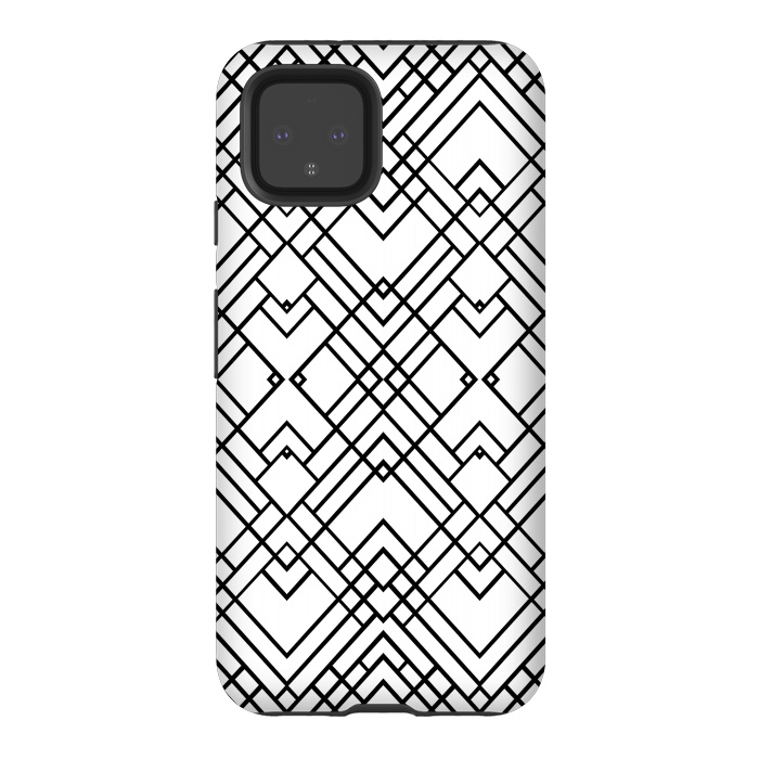 Pixel 4 StrongFit Map 20 White by Project M