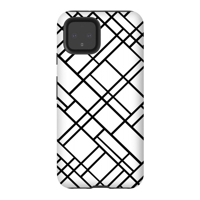 Pixel 4 StrongFit Map 45 White by Project M
