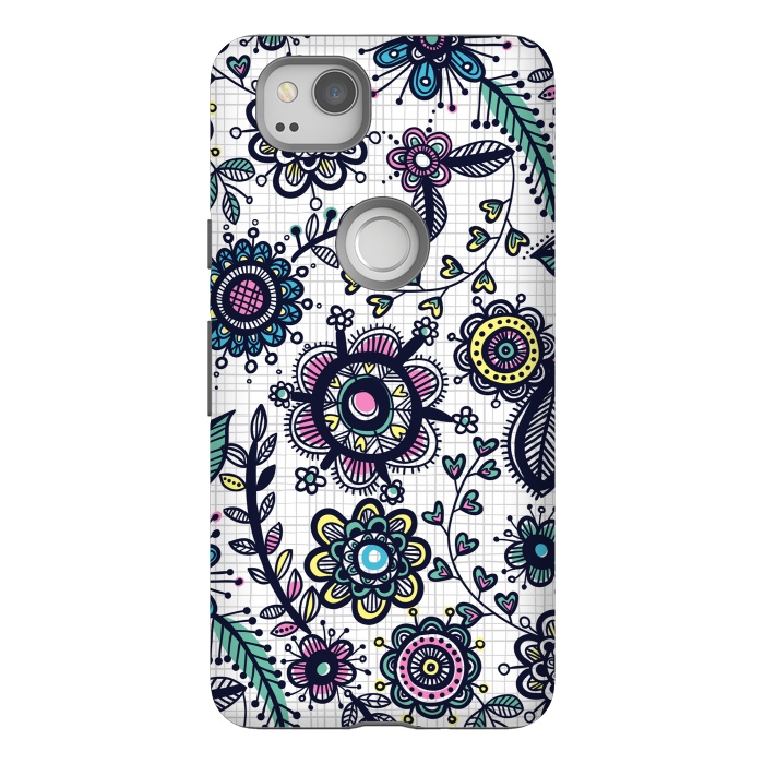 Pixel 2 StrongFit linea floral by Laura Grant