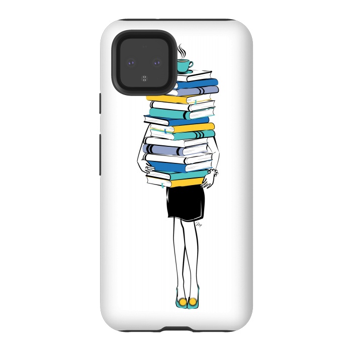 Pixel 4 StrongFit Book Worm by Martina
