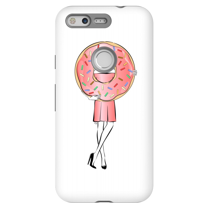 Pixel StrongFit Donut Girl by Martina