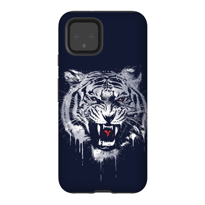 Pixel 4 StrongFit Melting Tiger by Steven Toang