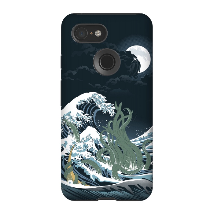 Pixel 3 StrongFit The Wave off R'lyeh  by Samiel Art