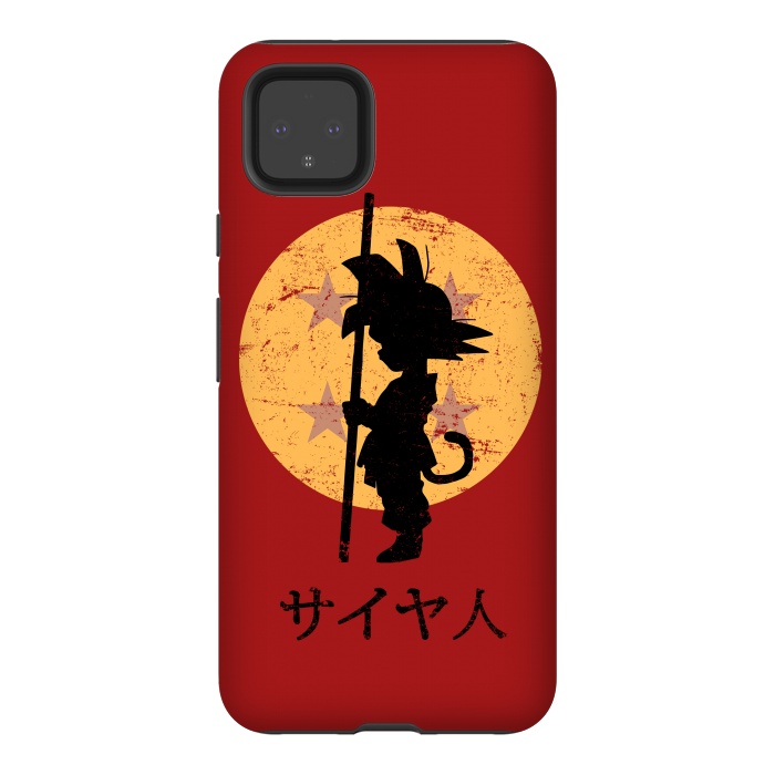 Pixel 4XL StrongFit Looking for the dragon balls by Denis Orio Ibañez