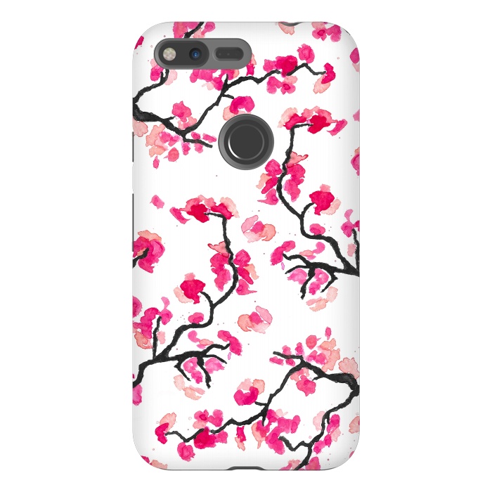 Pixel XL StrongFit Japanese Cherry Blossoms by Amaya Brydon