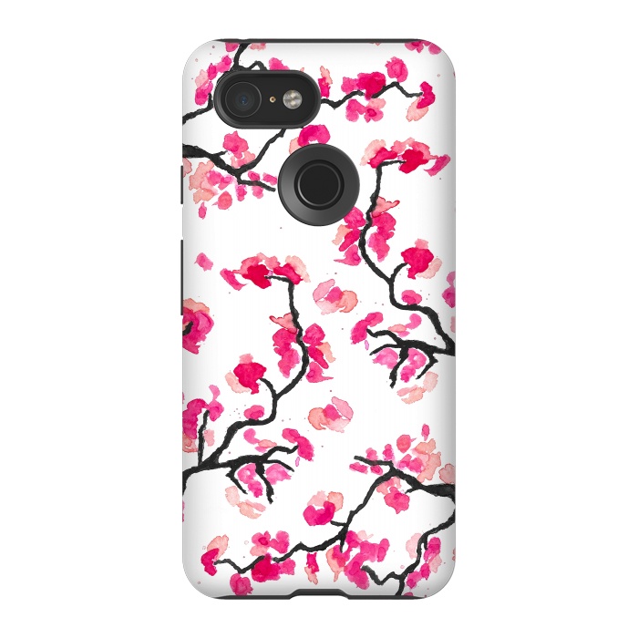 Pixel 3 StrongFit Japanese Cherry Blossoms by Amaya Brydon
