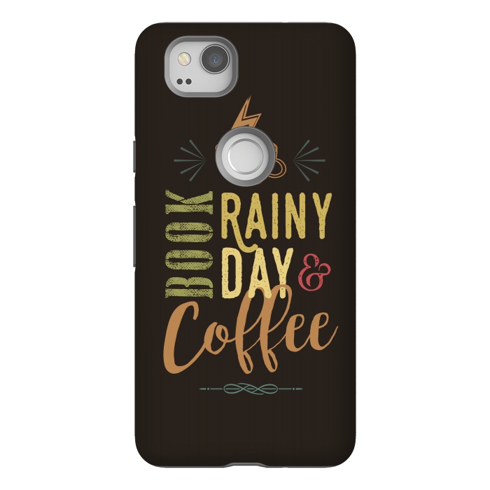 Pixel 2 StrongFit Book, Rainy Day & Coffee (a master blend) by Dellán
