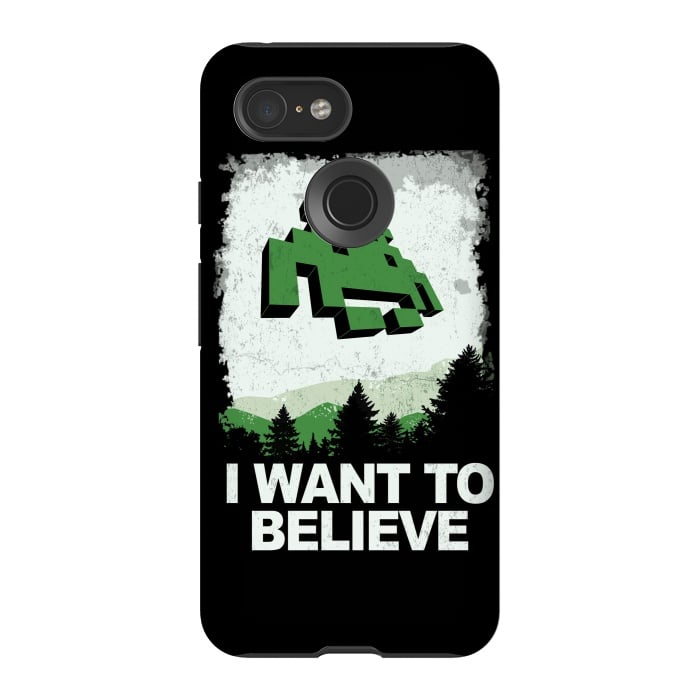 Pixel 3 StrongFit I WANT TO BELIEVE by SKULLPY