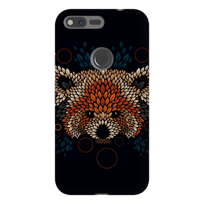 Pixel XL StrongFit Red Panda Face by Q-Artwork