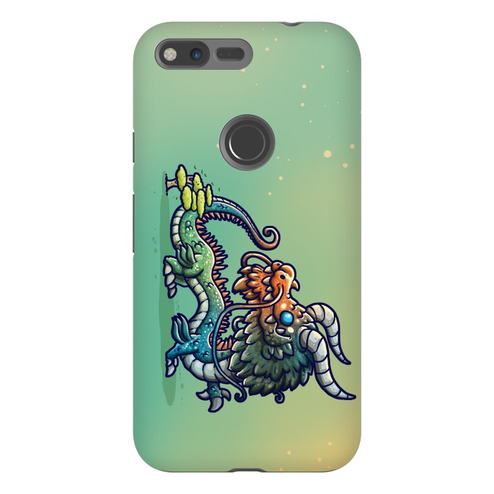 Pixel XL StrongFit Cute Chinese Dragon by Q-Artwork