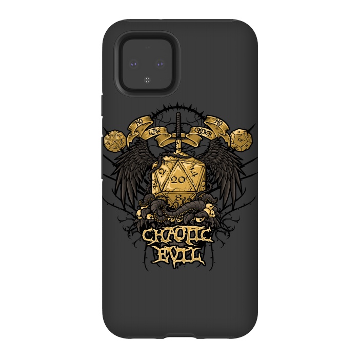 Pixel 4 StrongFit Chaotic Evil by Q-Artwork