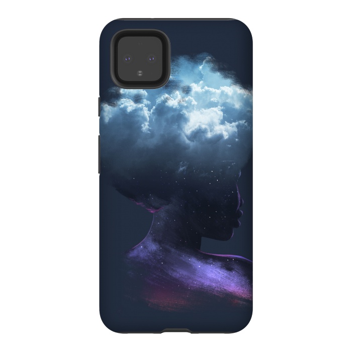 Pixel 4XL StrongFit HEAD ON THE CLOUDS by Ilustrata