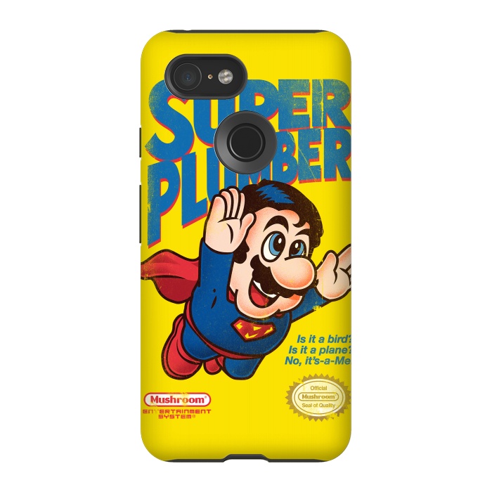 Pixel 3 StrongFit Super Plumber by Vó Maria