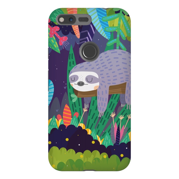 Pixel XL StrongFit Sloth in nature by Maria Jose Da Luz