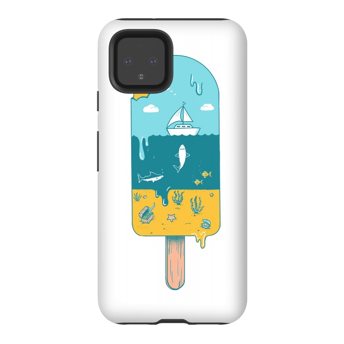 Pixel 4 StrongFit Melted Landscape by Coffee Man
