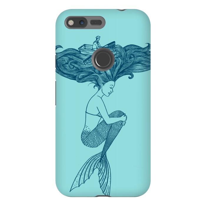 Pixel XL StrongFit Mermaid Hairs by Coffee Man