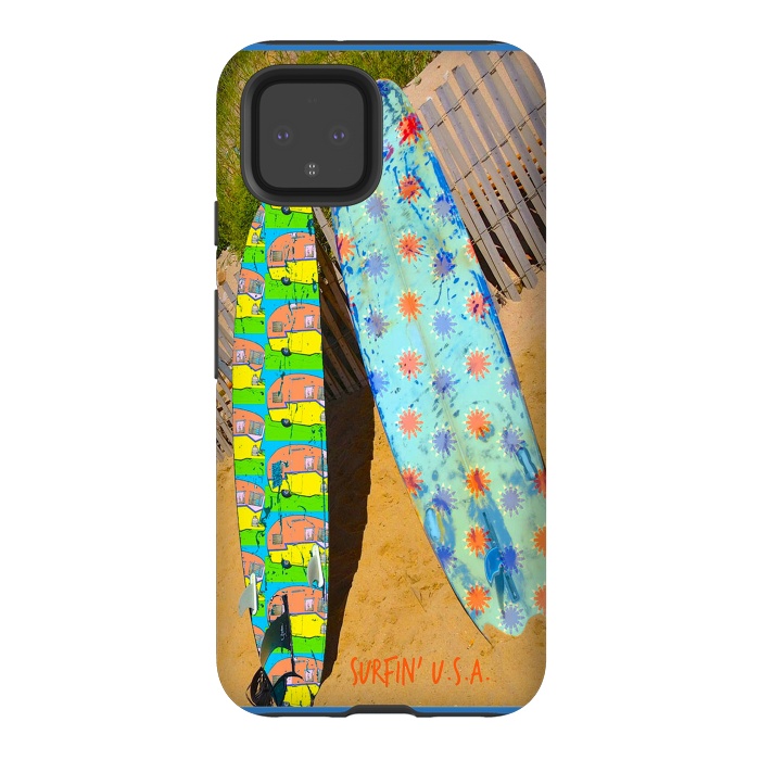 Pixel 4 StrongFit Surfin USA by Bettie * Blue