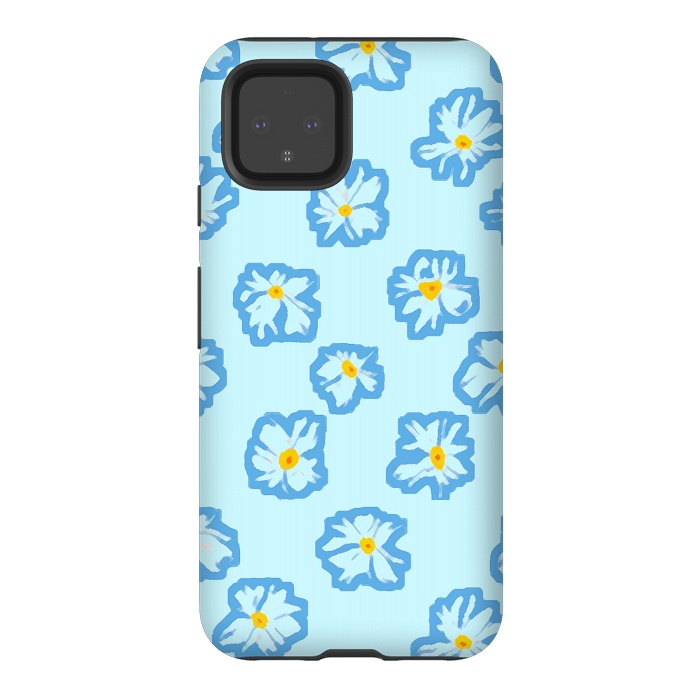Pixel 4 StrongFit Happy Daysies by Bettie * Blue