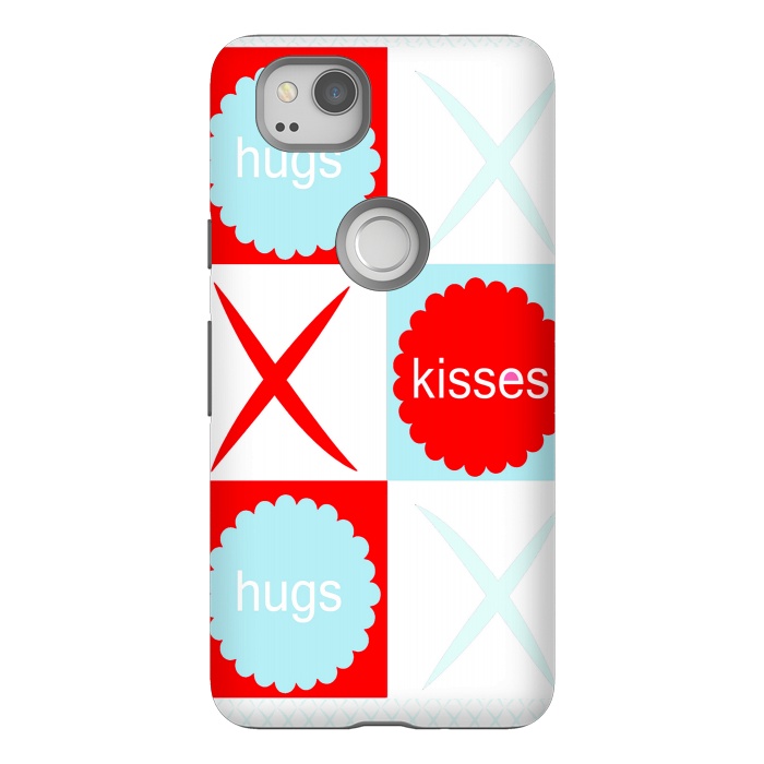 Pixel 2 StrongFit Hugs & Kissies by Bettie * Blue
