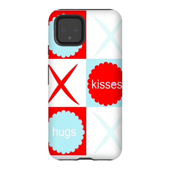 Pixel 4 StrongFit Hugs & Kissies by Bettie * Blue