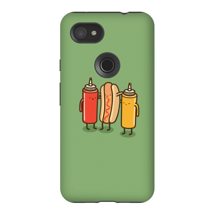 Pixel 3AXL StrongFit Best Friends by Xylo Riescent