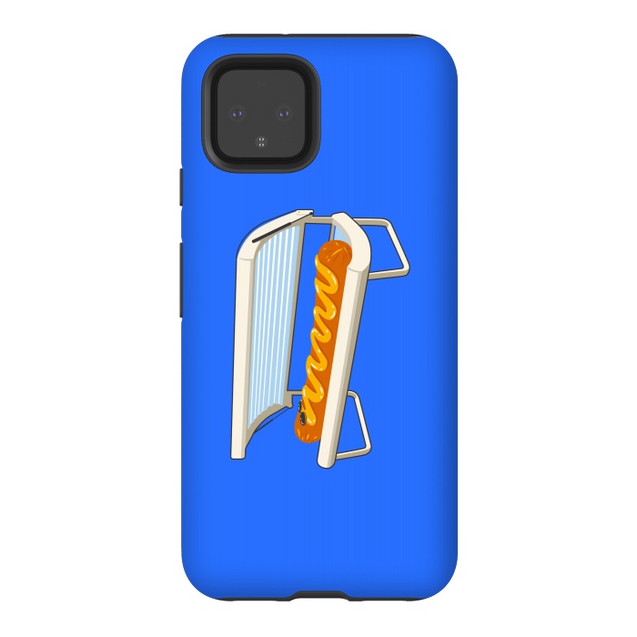 Pixel 4 StrongFit Hotdog by Xylo Riescent