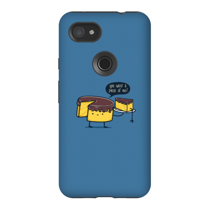 Pixel 3AXL StrongFit Do you want a piece of me? by Xylo Riescent